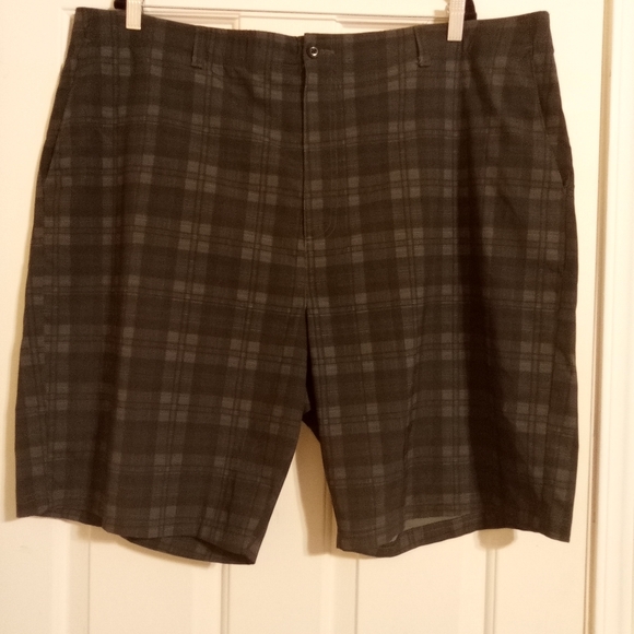 Hogan Other - Hogan Gray Plaid Athletic Shorts Tailored Cotton Blend Size 46